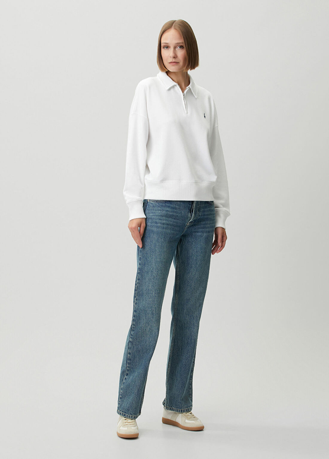 Polo Ralph Lauren Beyaz Sweatshirt görsel 2