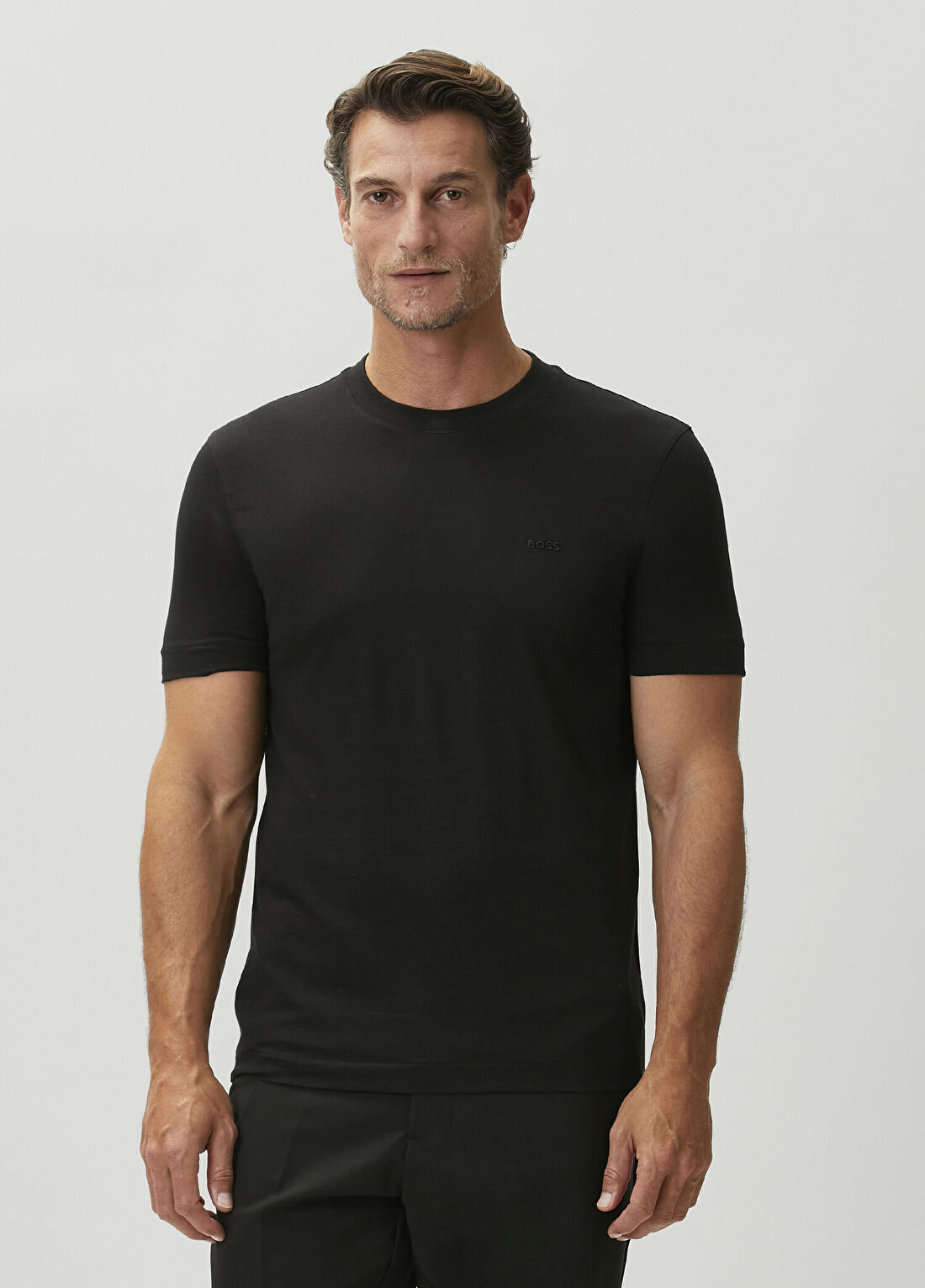 Boss Regular Fit Siyah T-shirt