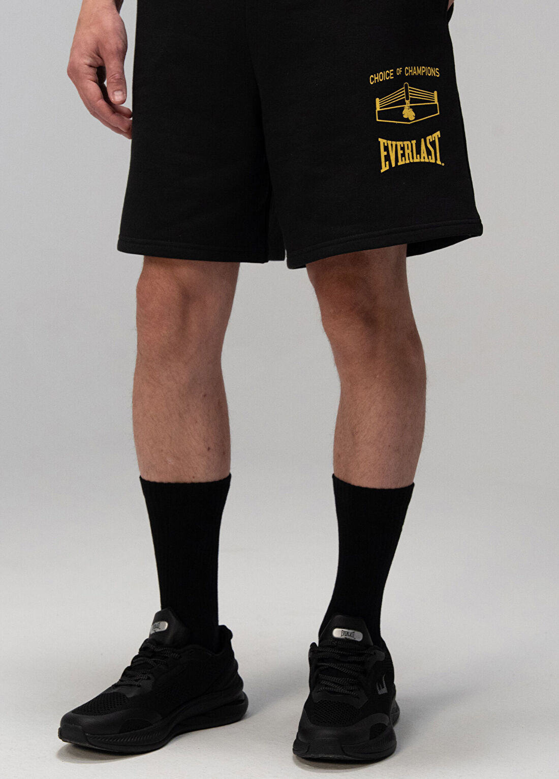 Everlast Choice Of Champs Siyah Comfort Fit Erkek Şort görsel 2