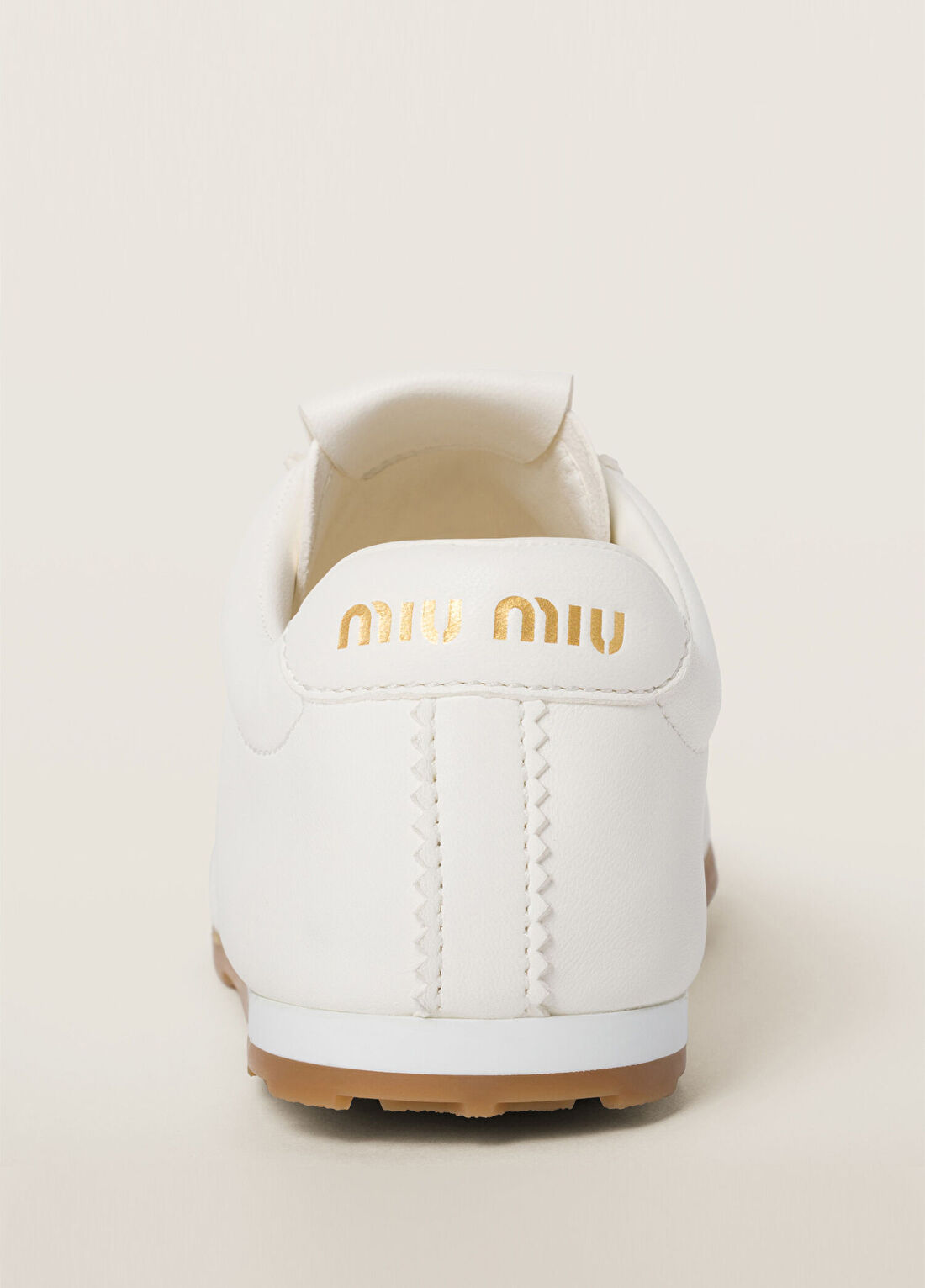 Miu Miu Plume Napa Deri Kadın Sneaker görsel 3