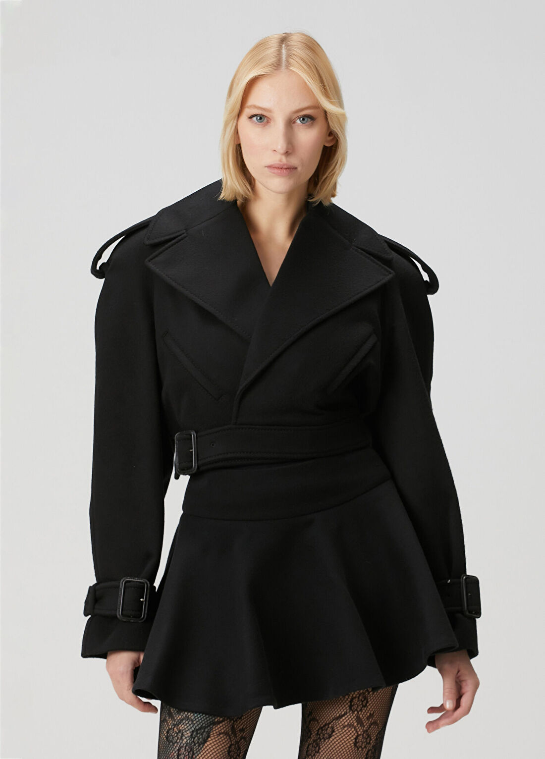 Wardrobe Nyc Siyah Yün Ceket