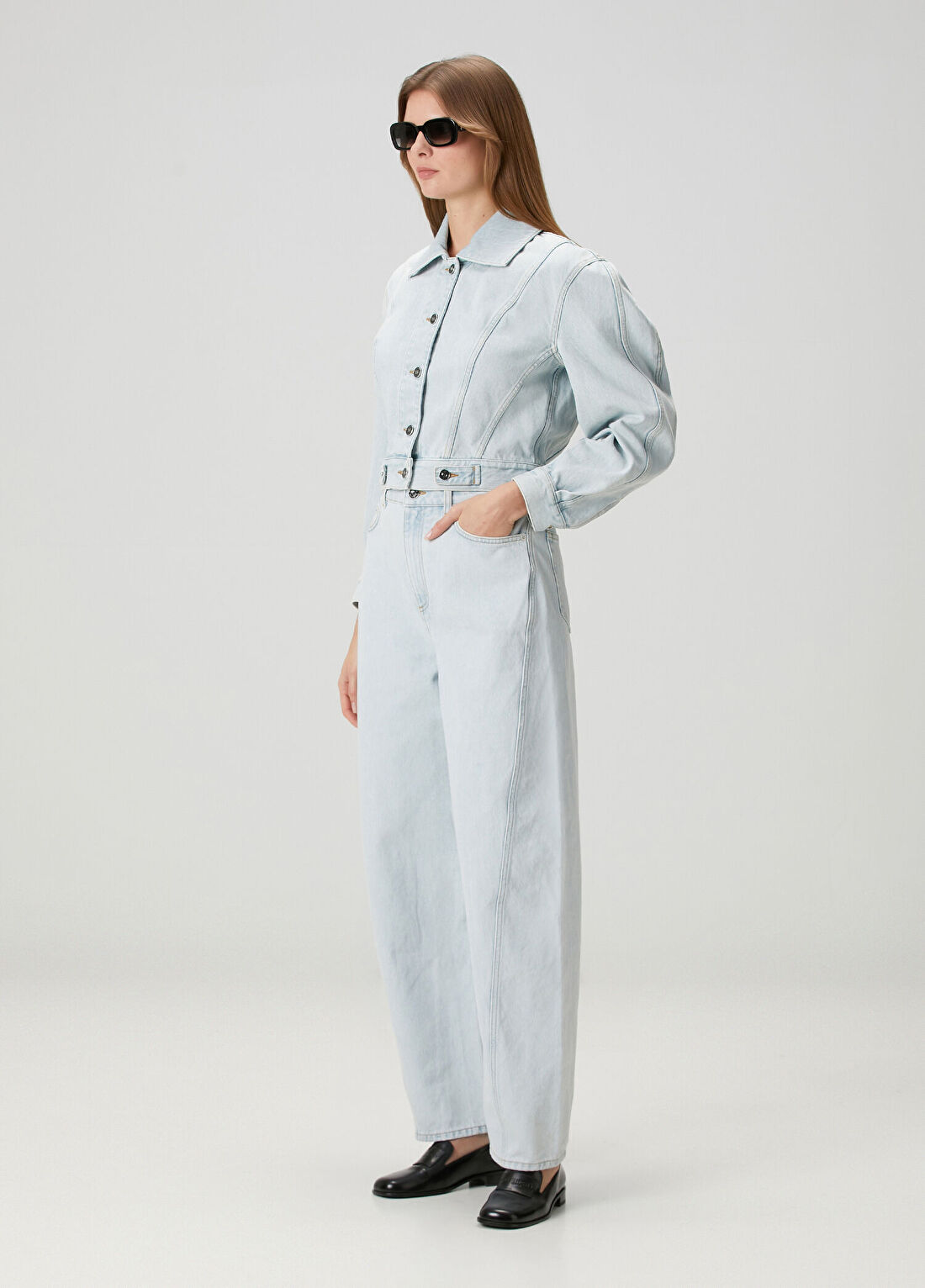 Givenchy Reversed Mavi Denim Ceket görsel 2