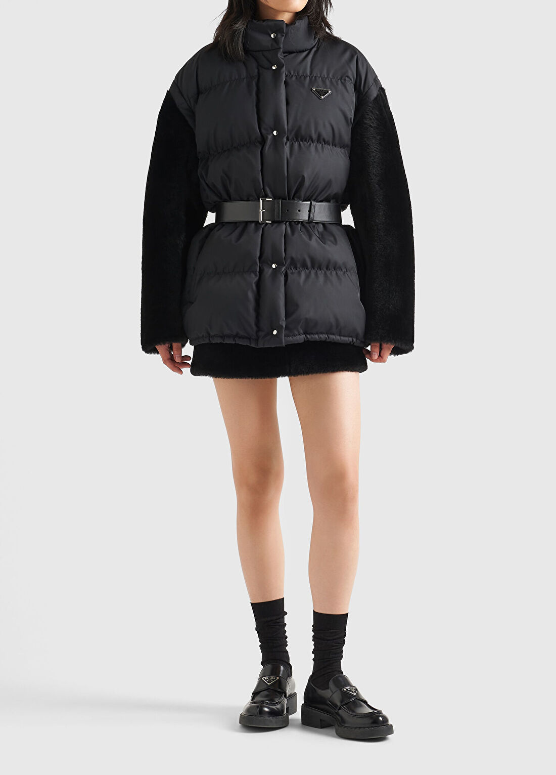 Prada Re-Nylon Şişme Mont görsel 2