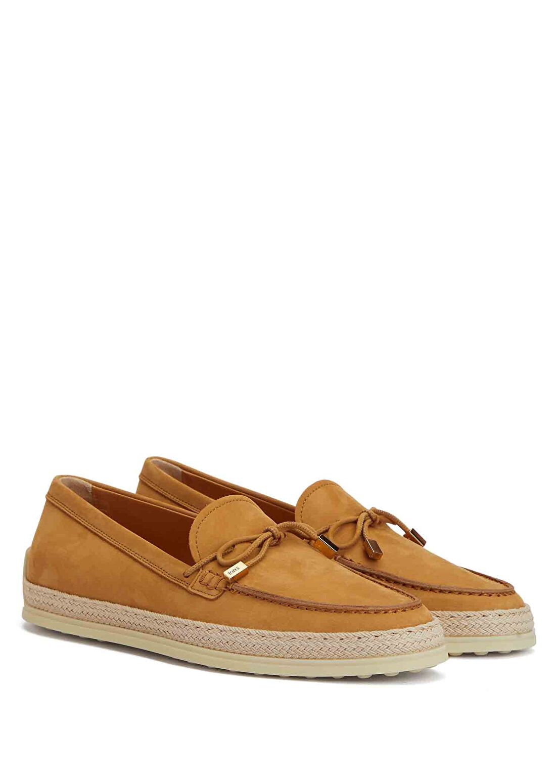 Tod's Camel Kadın Nubuk Loafer görsel 2