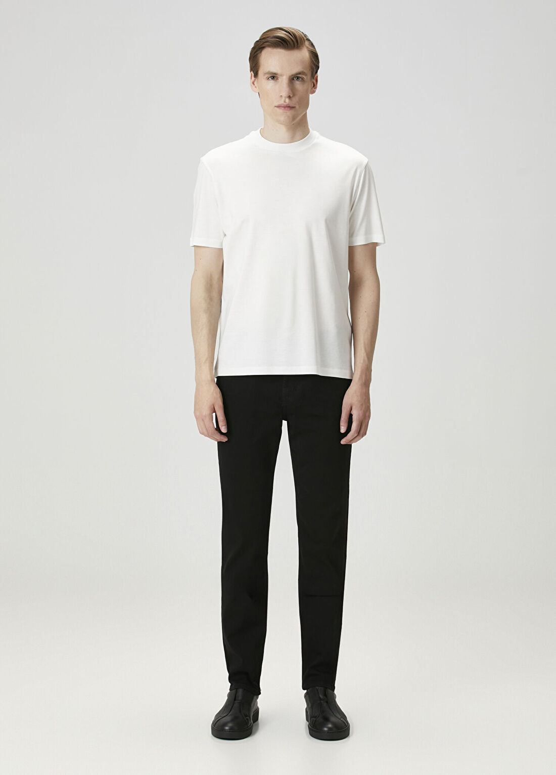 7 For All Mankind Slimmy Tapered Siyah Jean Pantolon