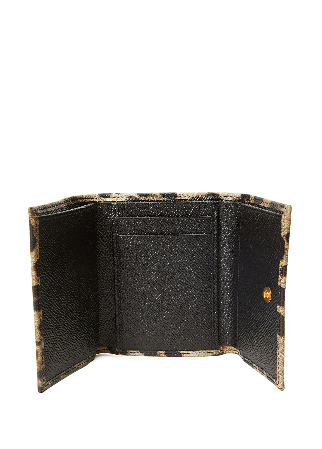 Dolce&Gabbana Leopar Desenli Kadın Deri Cüzdan görsel 4