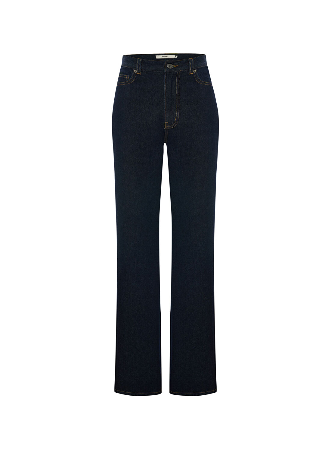 Rawe R-2006 Koyu Mavi Düz Paça Kadın Jean Pantolon