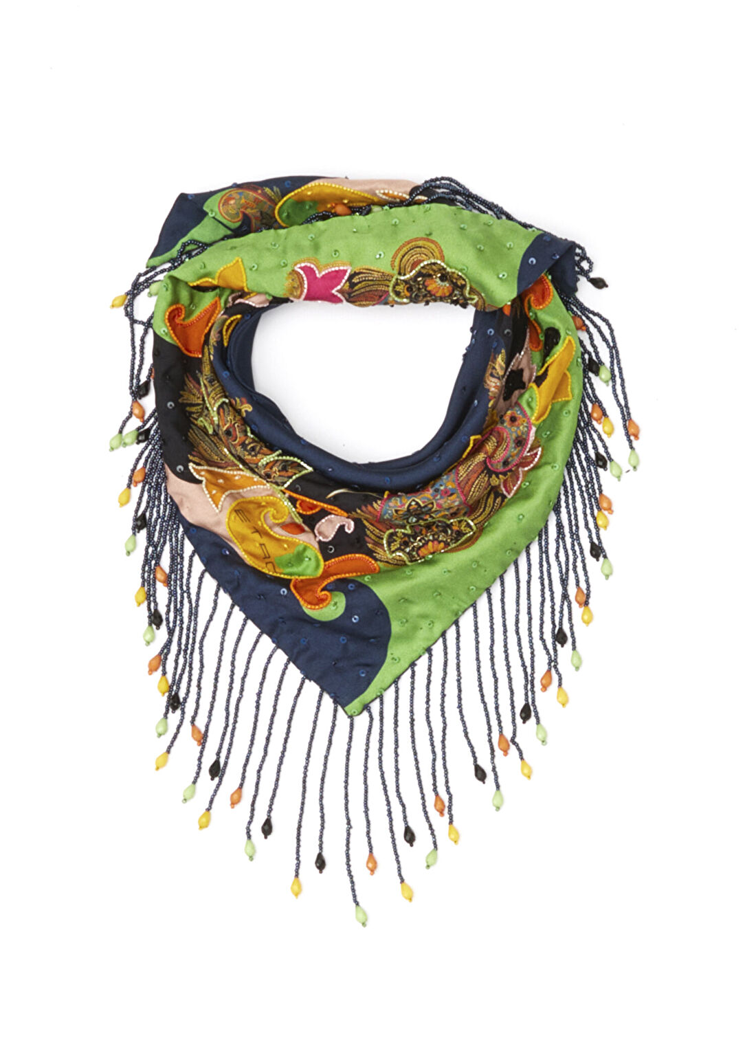 Etro Çok Renkli Kadın İpek Bandana görsel 2
