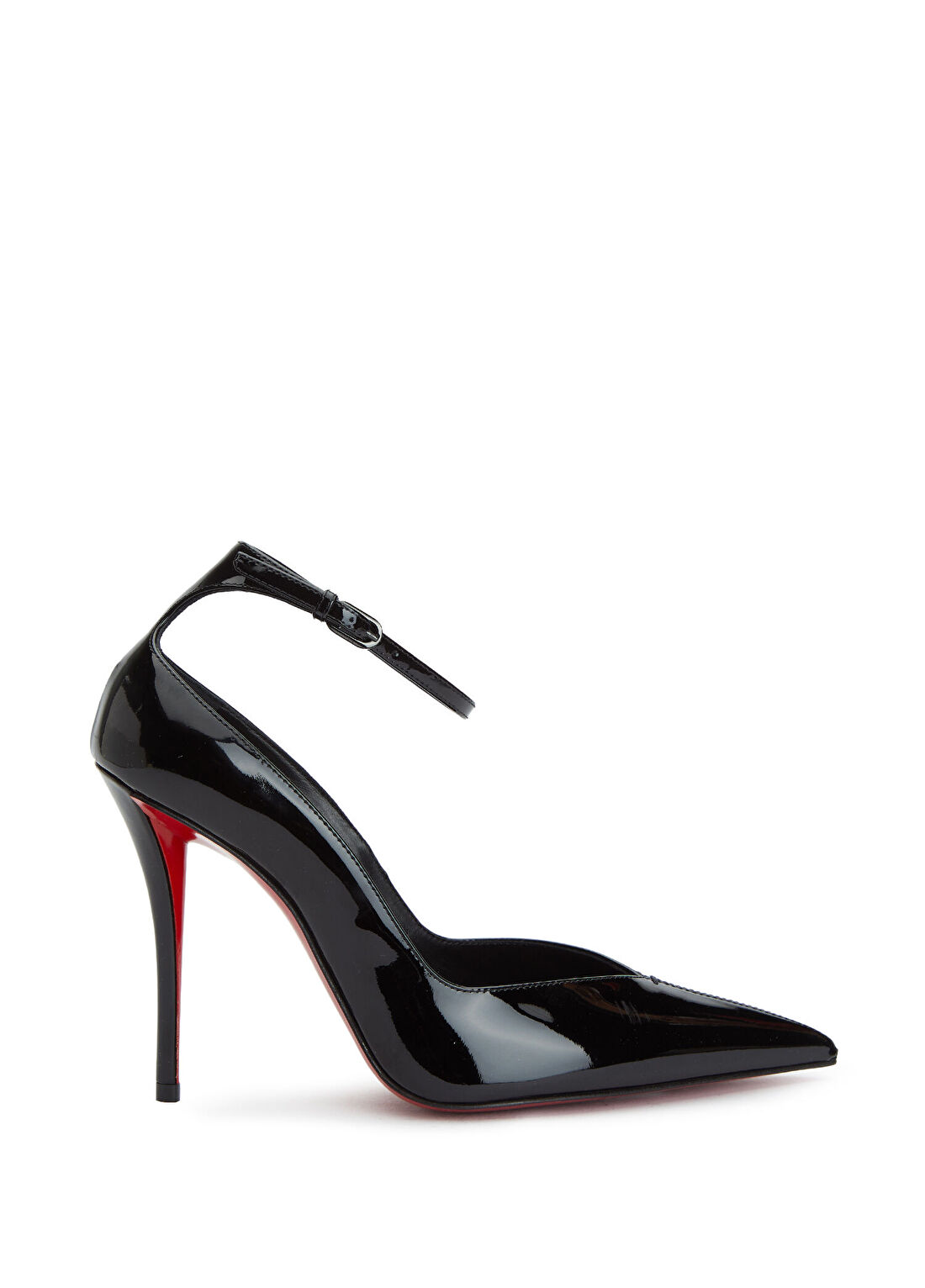 Christian Louboutin Erozee Siyah Deri Topuklu Ayakkabı