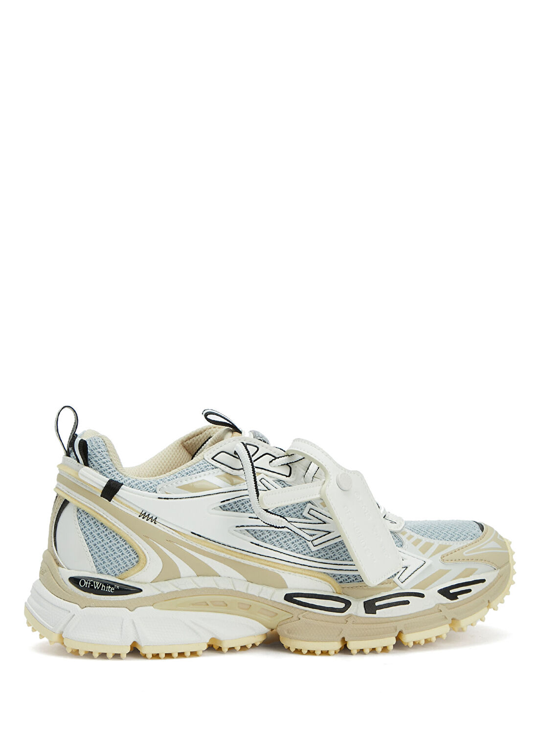 Off-White Be Right Back Gri Bej Kadın Sneaker