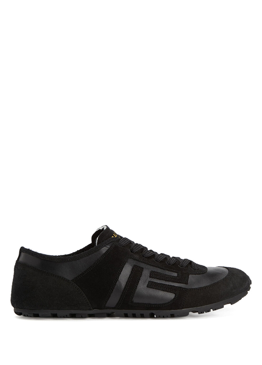 Balmain Racer Siyah Erkek Deri Sneaker