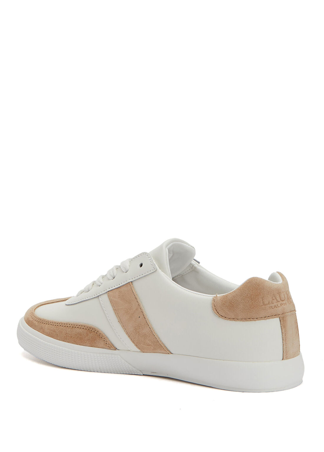Lauren Ralph Lauren Braylee Taba Beyaz Kadın Deri Sneaker görsel 3