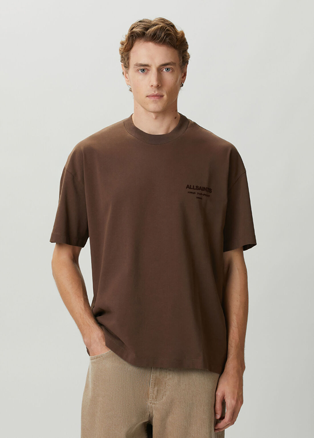 AllSaints Xander Kahverengi T-shirt
