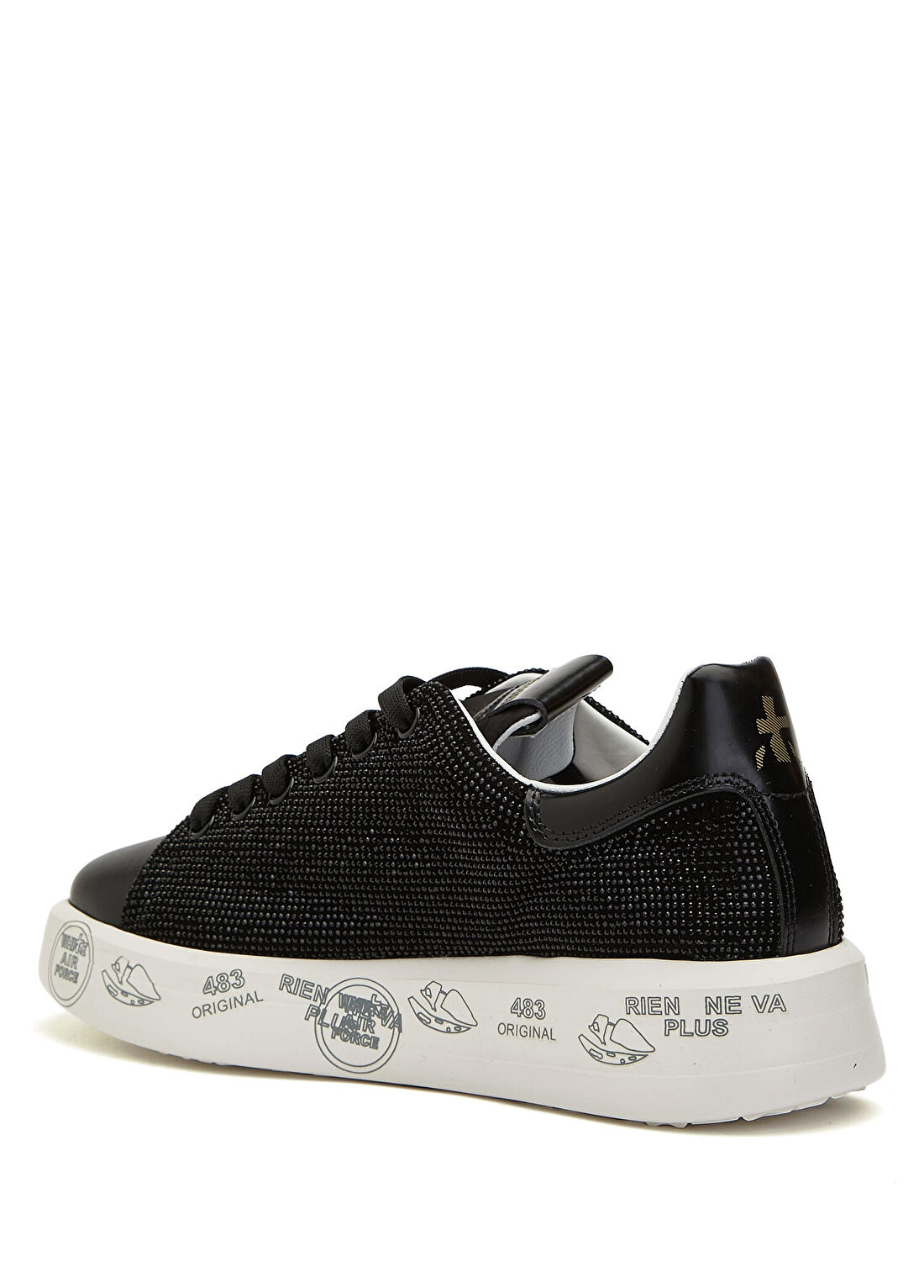 Premiata Belle Siyah Kadın Deri Sneaker görsel 3