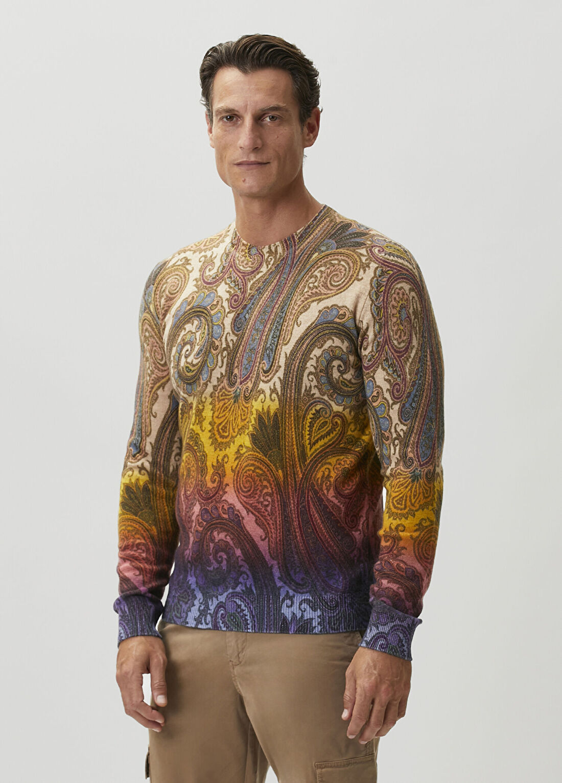 Etro Colorblocked Yün Triko görsel 3