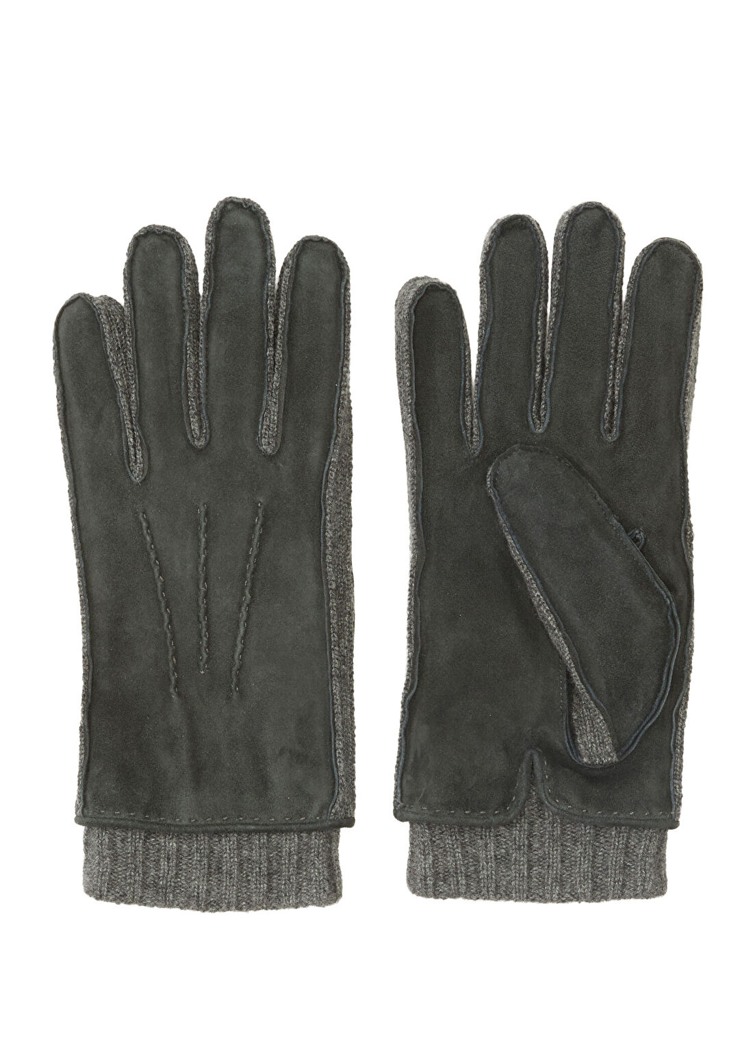 Mazzoleni Gloves Gri Erkek Deri Eldiven