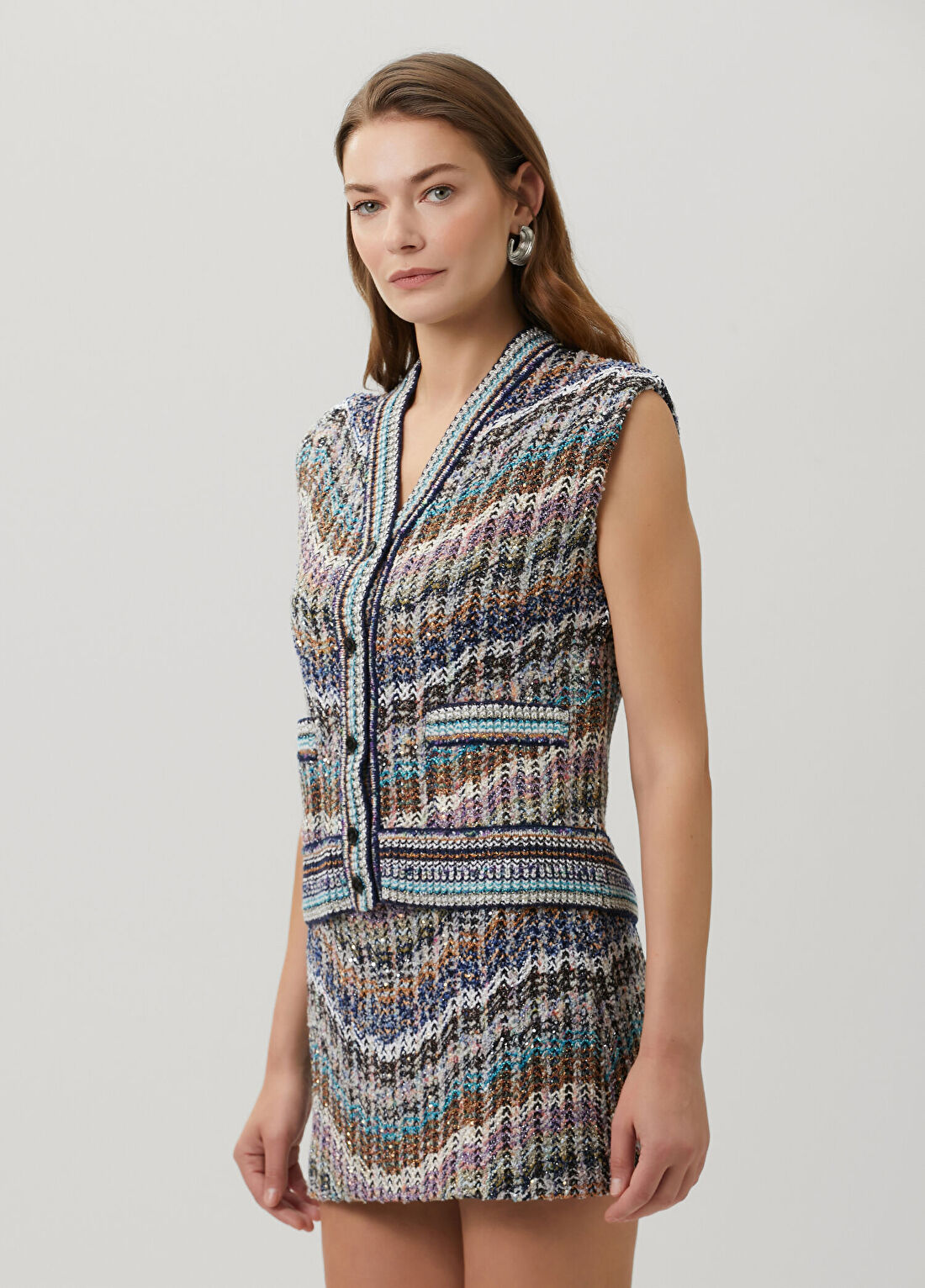 Missoni Payetli Yelek