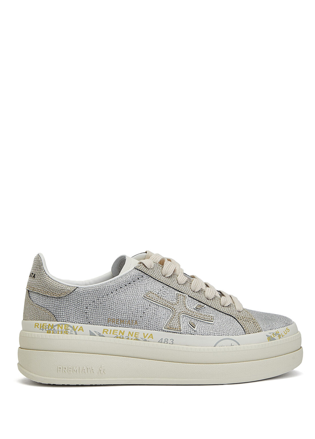 Premiata Claudia Silver Kadın Sneaker