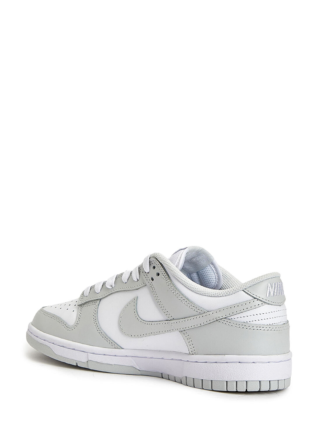 Nike Dunk Beyaz Gri Kadın Deri Sneaker görsel 3
