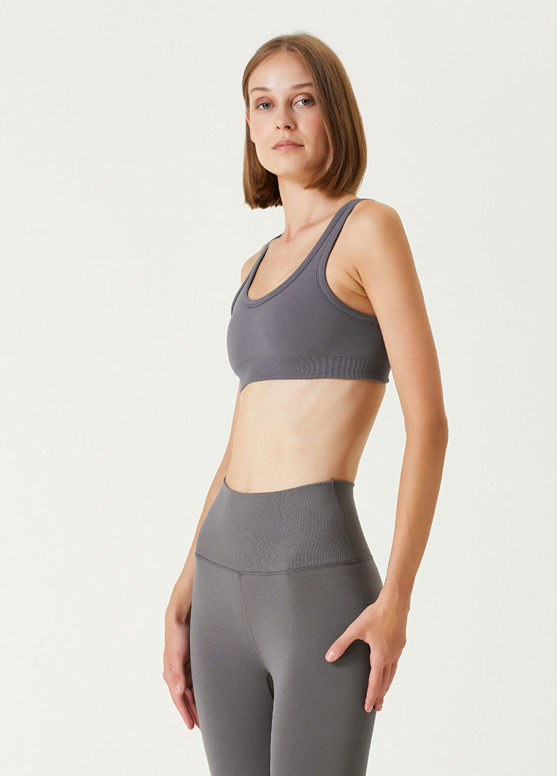 Glo Studio Nil Seamless Ash Kadın Bra Spor Sütyeni görsel 2