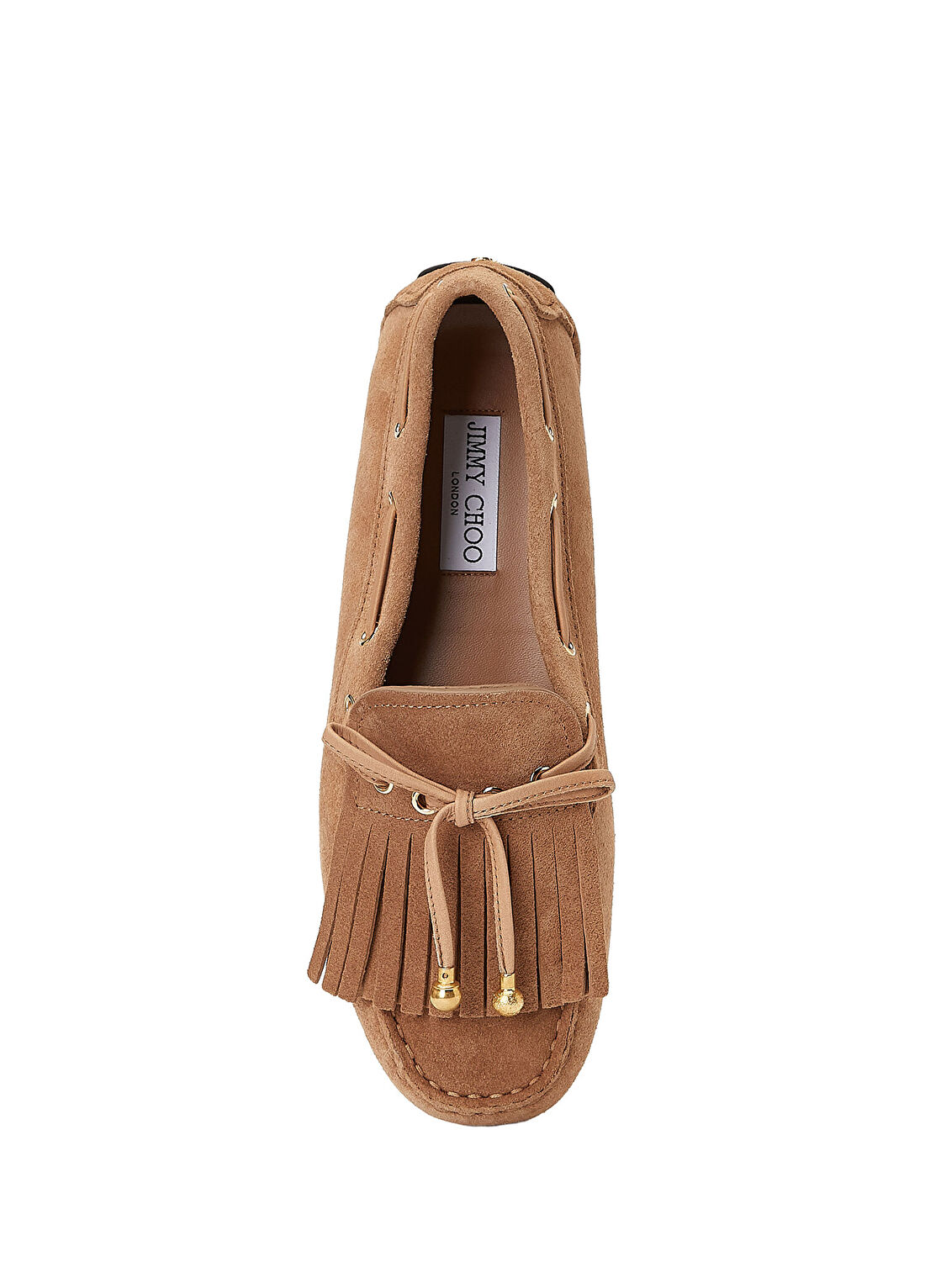 Jimmy Choo Manon Taba Kadın Deri Loafer görsel 4