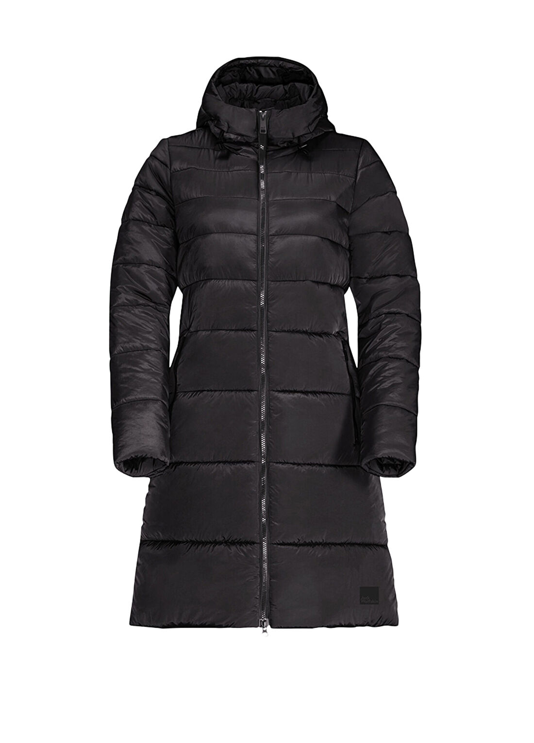 Jack Wolfskin Eisbach Coat W Gri Uzun Kadın Mont