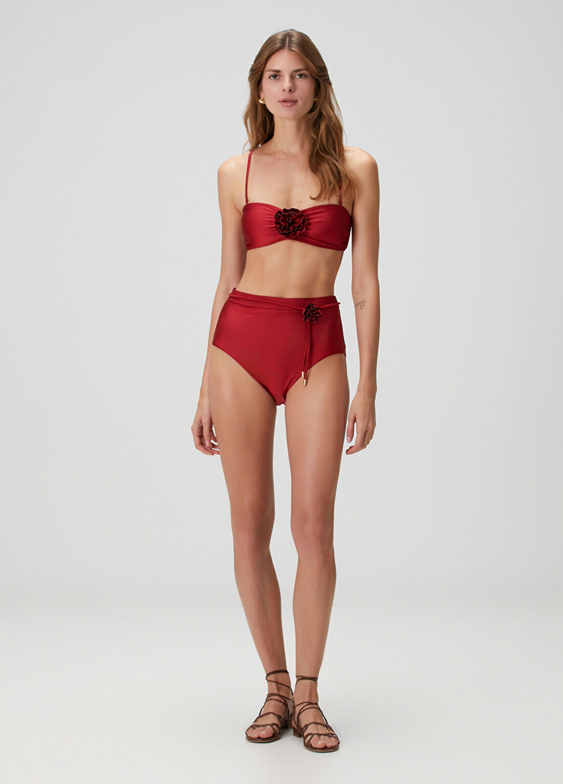 Zimmermann Cascadian Flower Kırmızı Bikini Altı