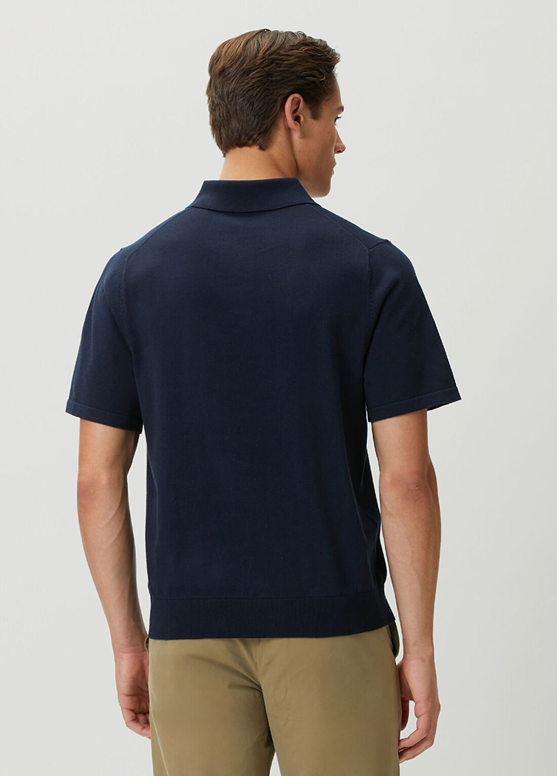 Paul Smith Lacivert Polo Yaka Kısa Kollu Triko görsel 4