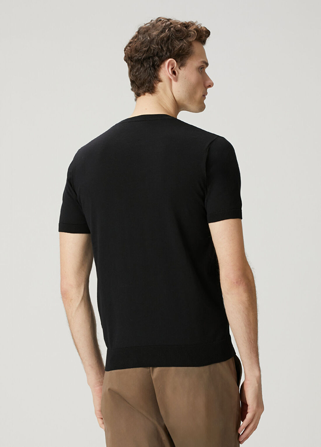 Pal Zileri Lacivert Basic T-shirt görsel 4