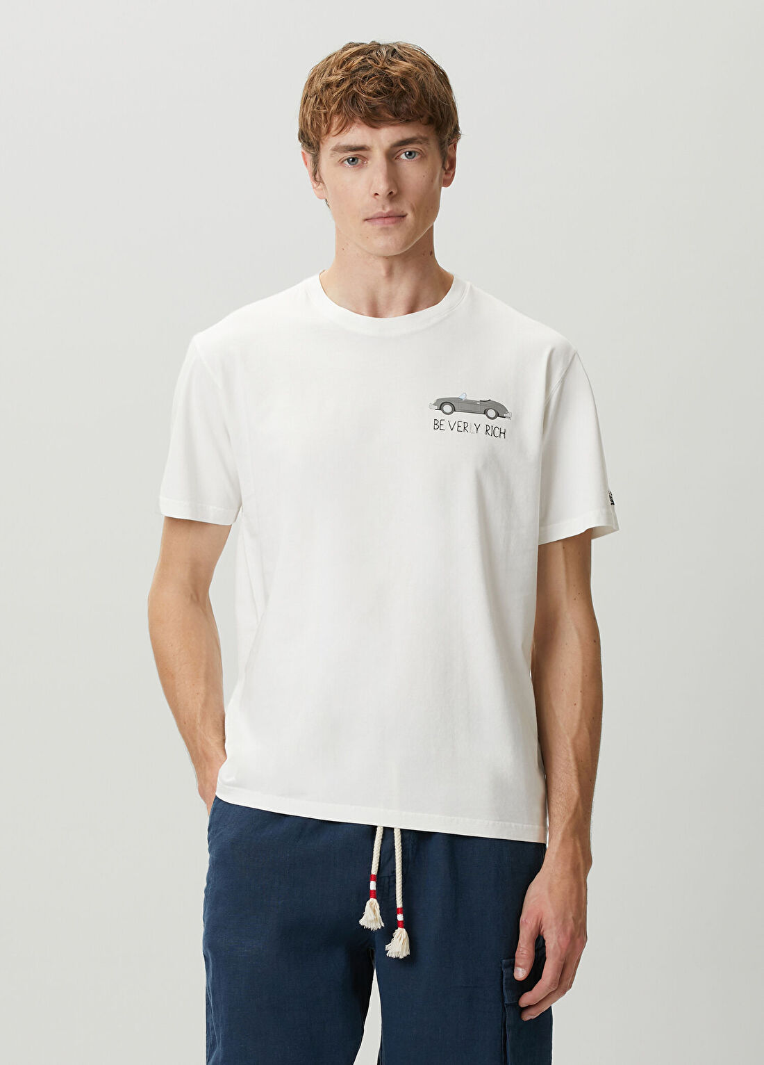 MC2 (Saint Barth) Portofino Açık Kırık Beyaz T-shirt
