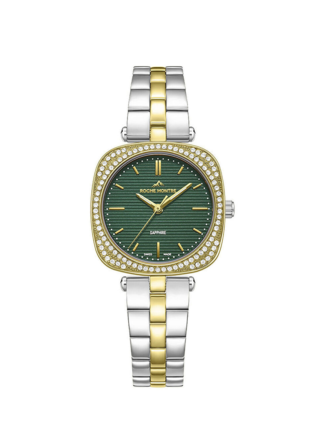 Roche Montre RML7002-04 Altın Rengi Metalik Gri Çelik Kadın Kol Saati