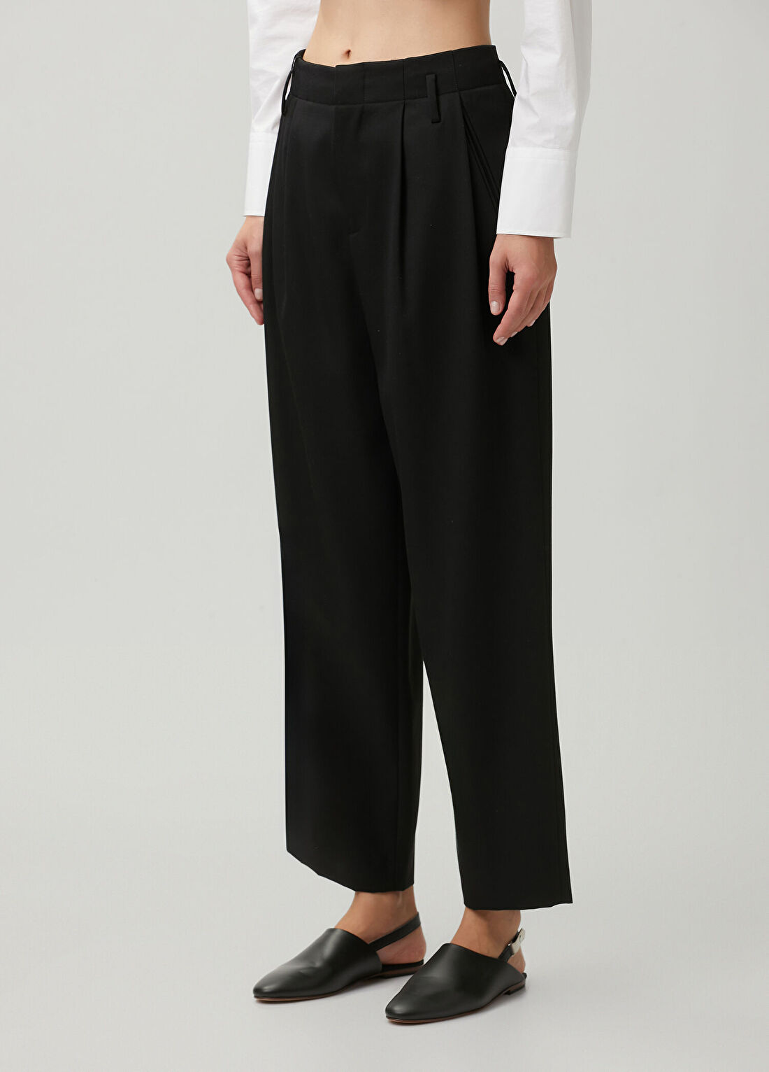 Kenzo Siyah Yün Pantolon görsel 3