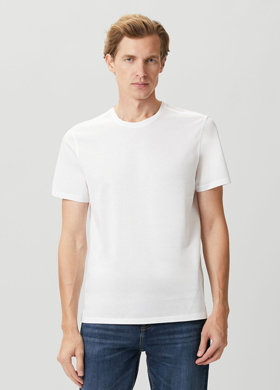 John Varvatos Regular Fit Vero Beyaz T-shirt