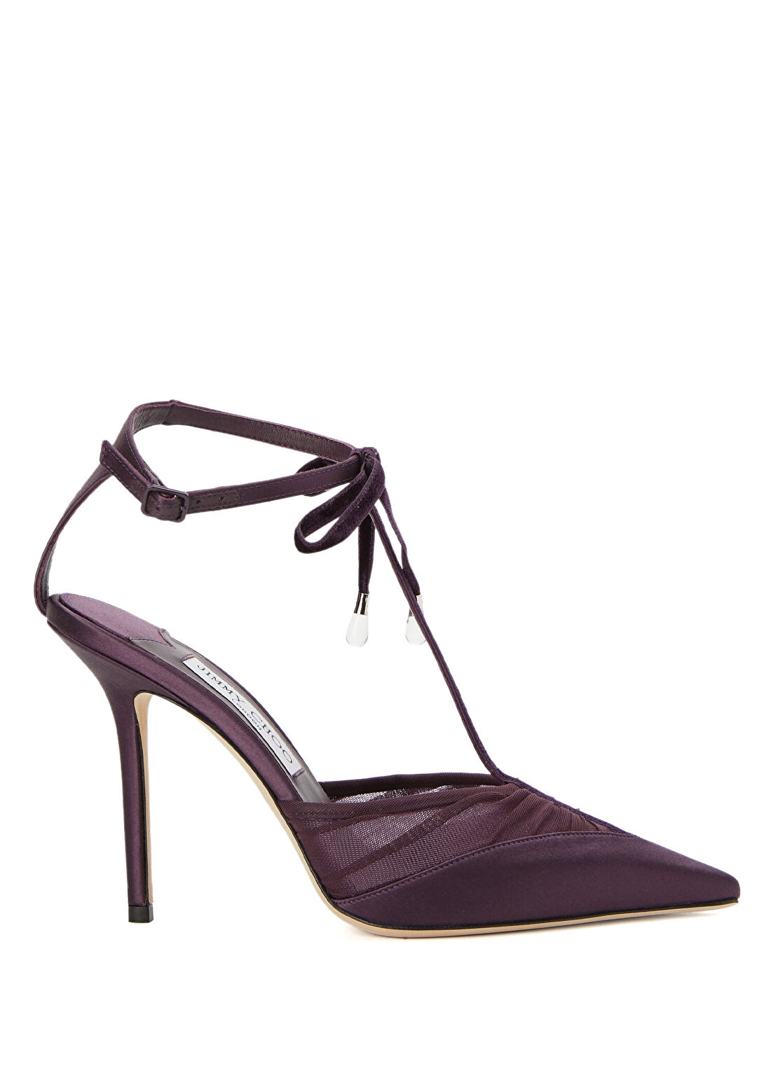 Jimmy Choo Afia Mor Topuklu Ayakkabı