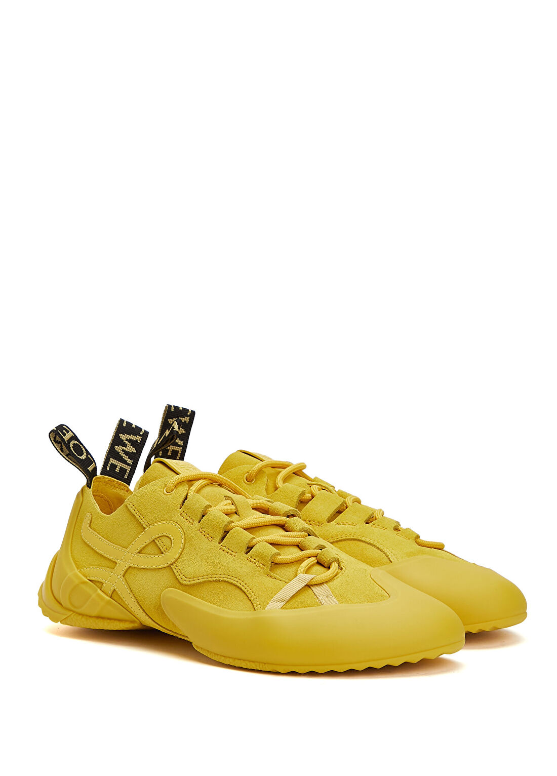 Loewe Grip Sarı Kadın Süet Sneaker görsel 2