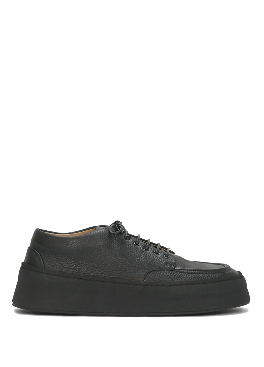 Marsell Siyah Erkek Deri Sneaker