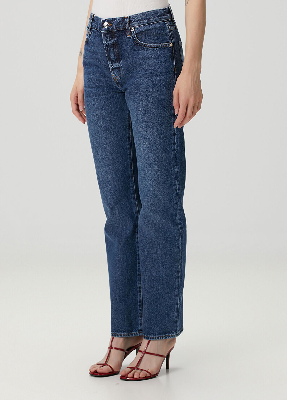 Frame Denim Açık Mavi Jean Pantolon görsel 2
