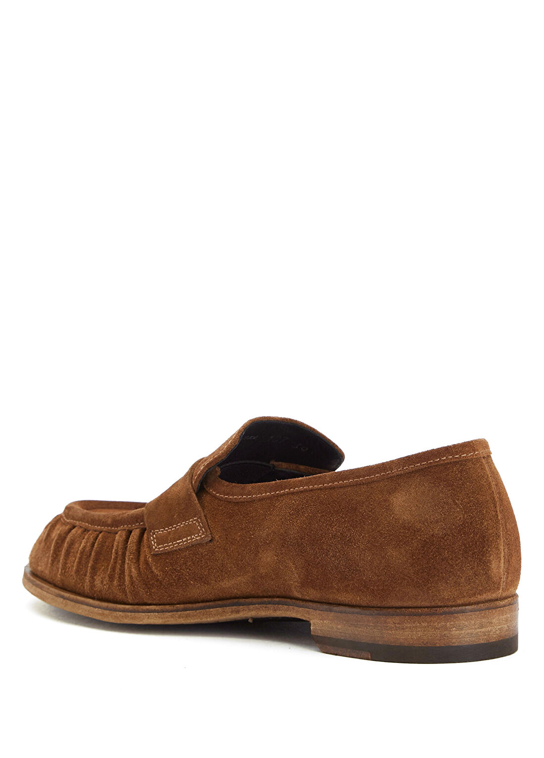 Officine Creative Solitude Taba Kadın Süet Loafer görsel 3