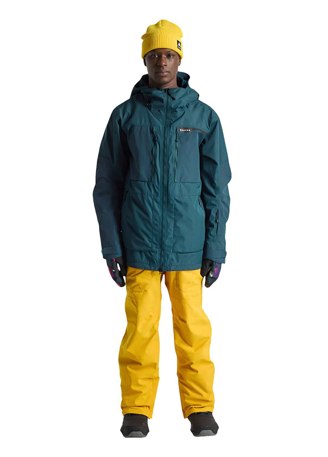 Burton Frostner Yeşil Erkek Snowboard Mont
