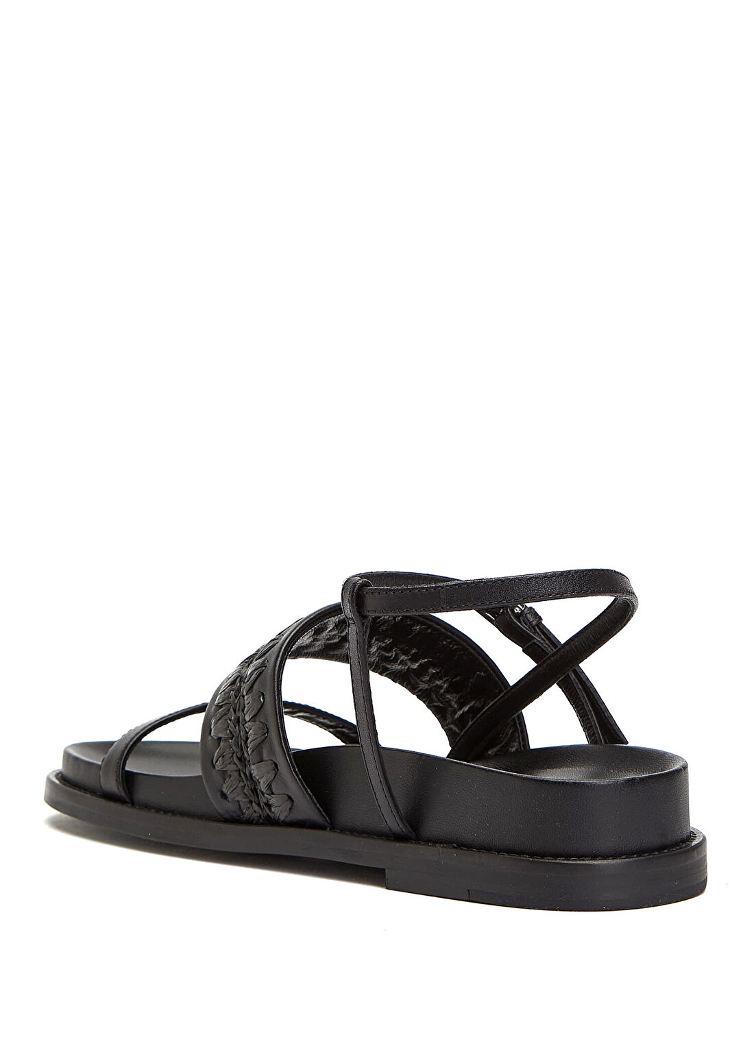 Beymen Collection Siyah Kadın Deri Sandalet görsel 3