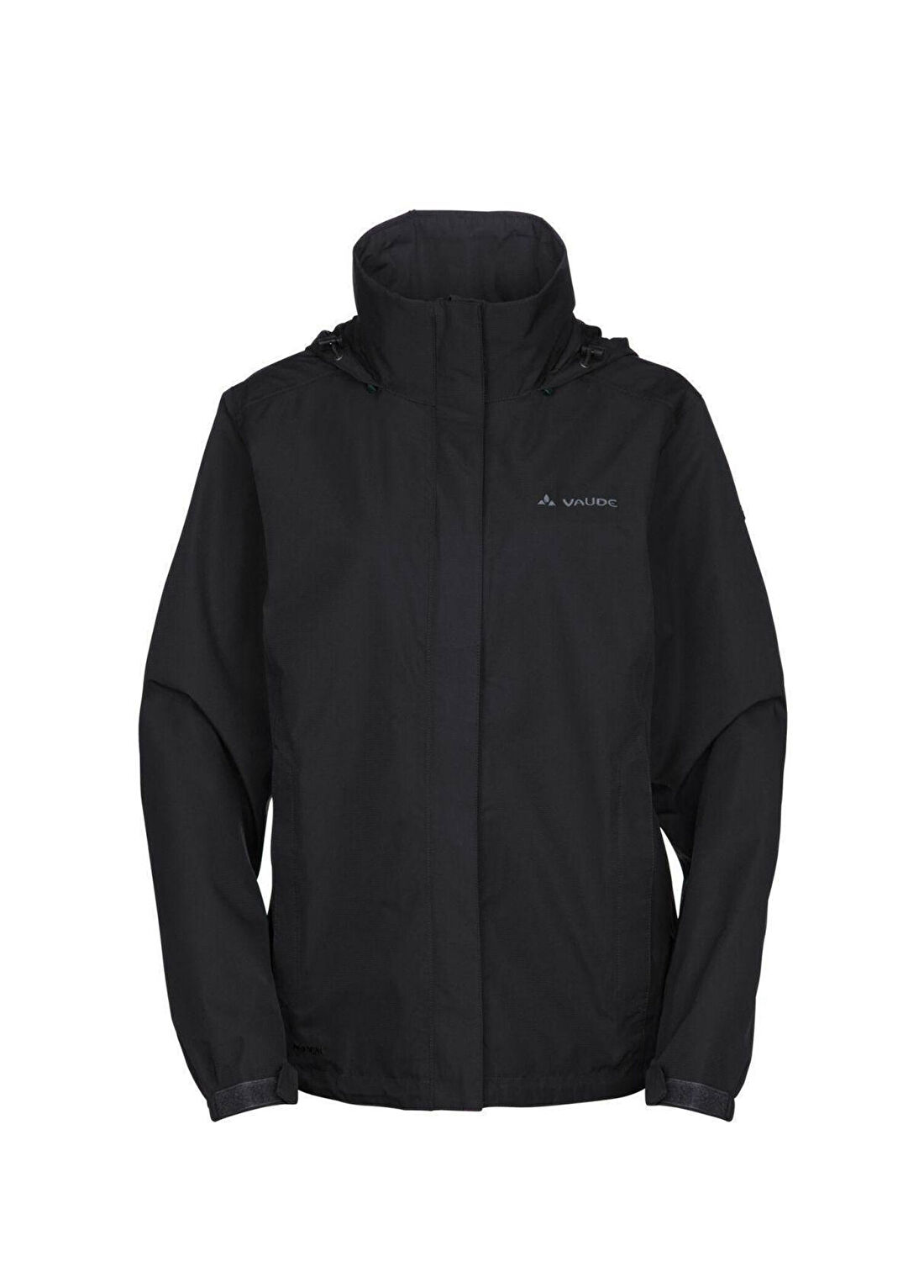 Vaude Escape Light Siyah Kapüşonlu Kadın Yağmurluk
