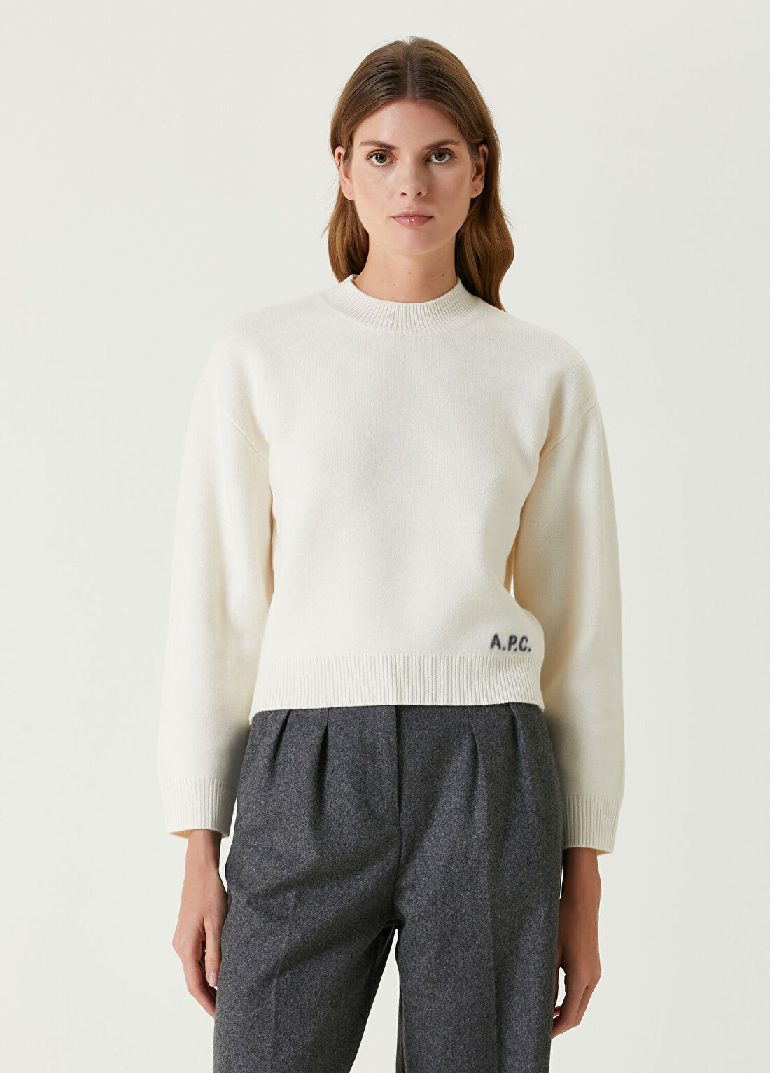 A.P.C. Ekru Yün Kazak