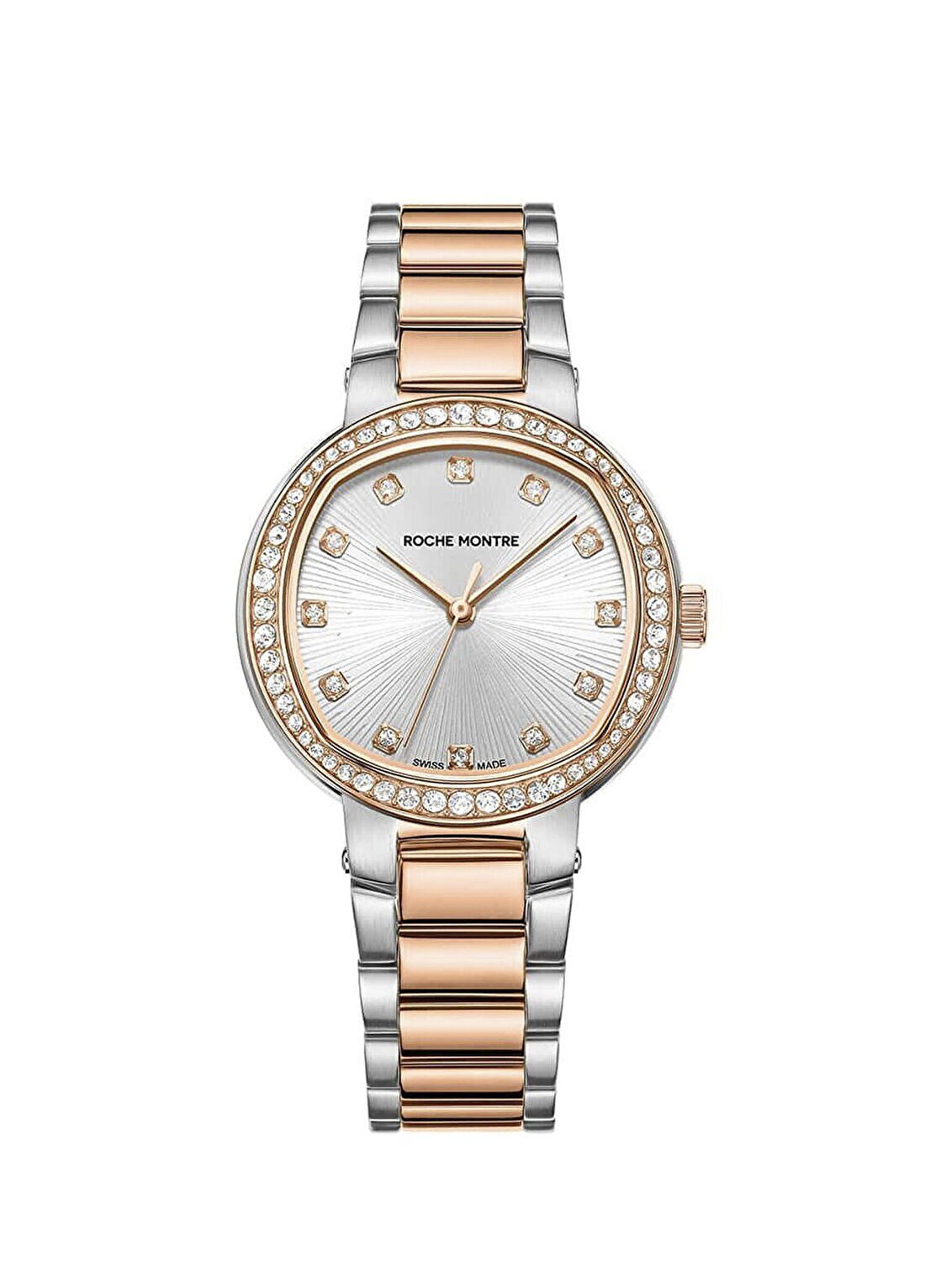 Roche Montre RML3000-01 Metalik Gri Rose Gold Çelik Kadın Kol Saati