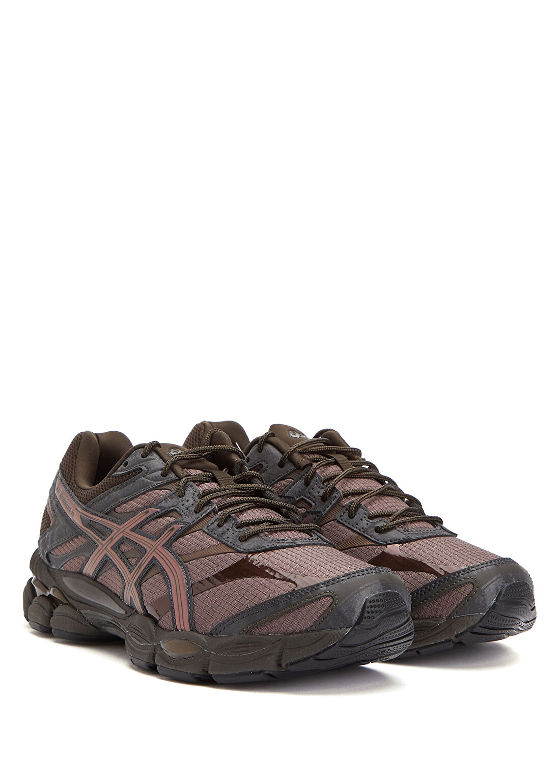 Asics Gel-Cumulus 16 Kahverengi Erkek Deri Sneaker görsel 2