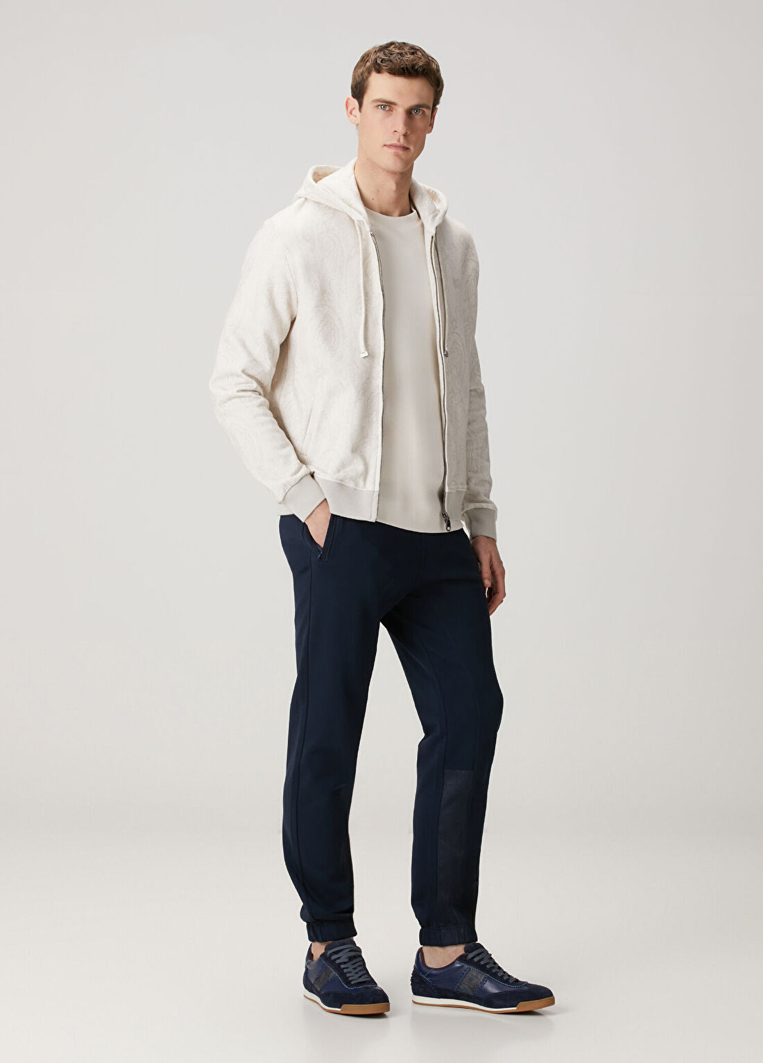 Etro Ekru Kapüşonlu Etnik Desenli Sweatshirt görsel 2