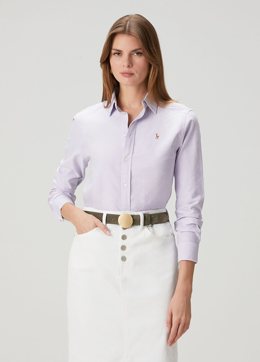 Polo Ralph Lauren Lila Gömlek görsel 3