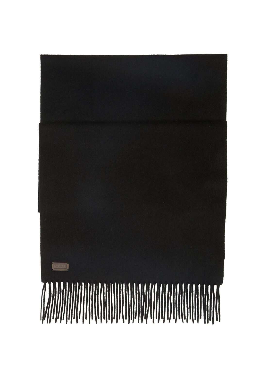 Canali Siyah Erkek Kaşmir Atkı