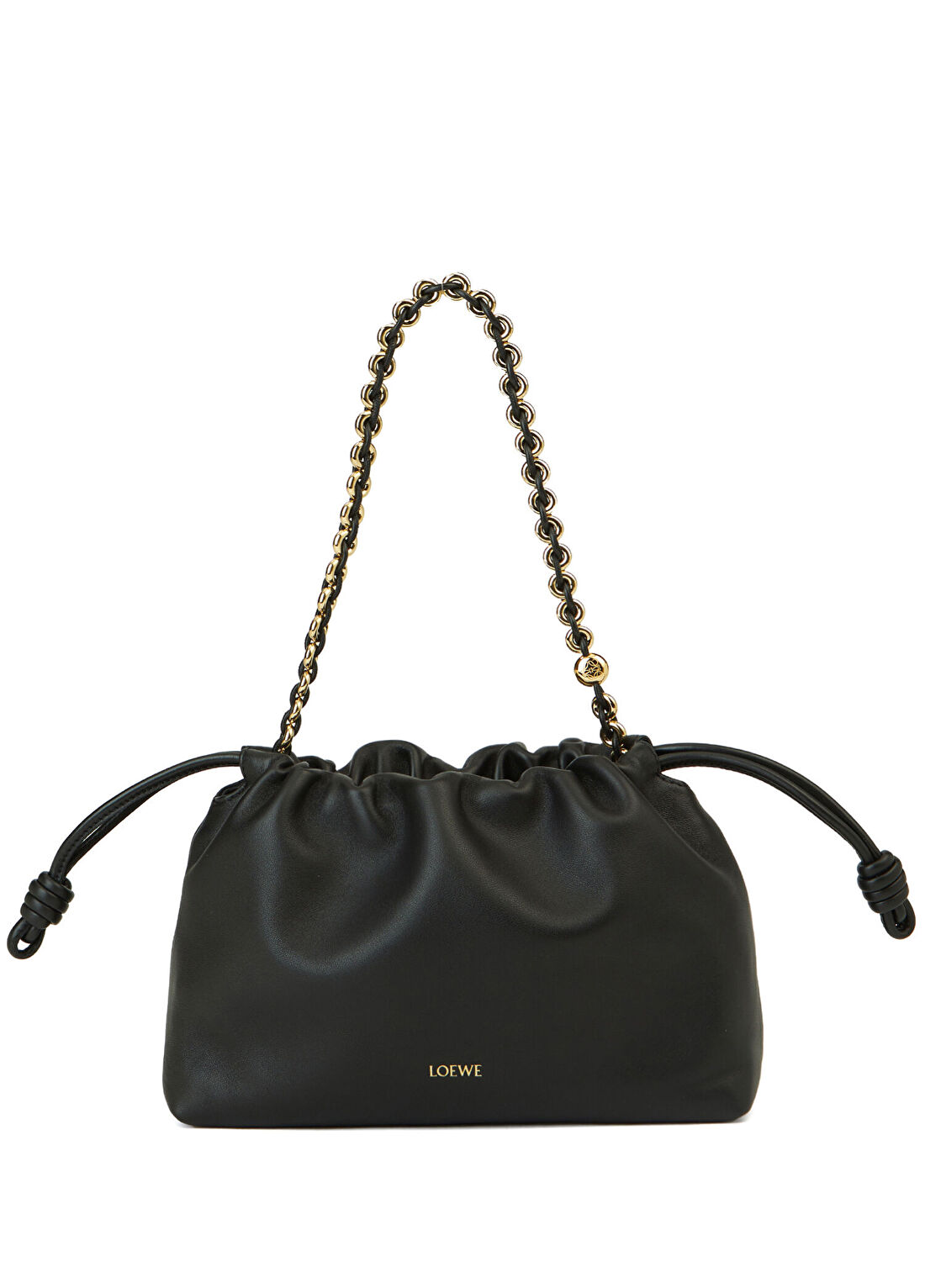 Loewe Flamenco Medium Siyah Kadın Deri Çanta