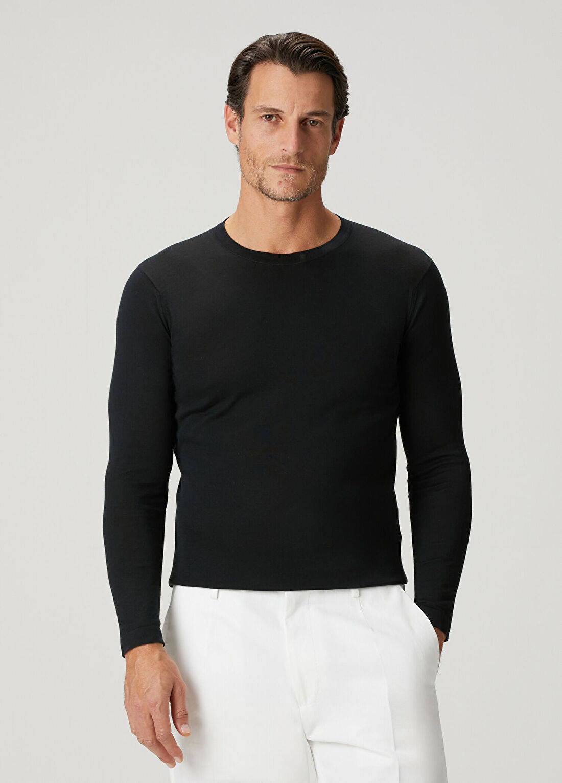 John Smedley Weath Siyah Kazak