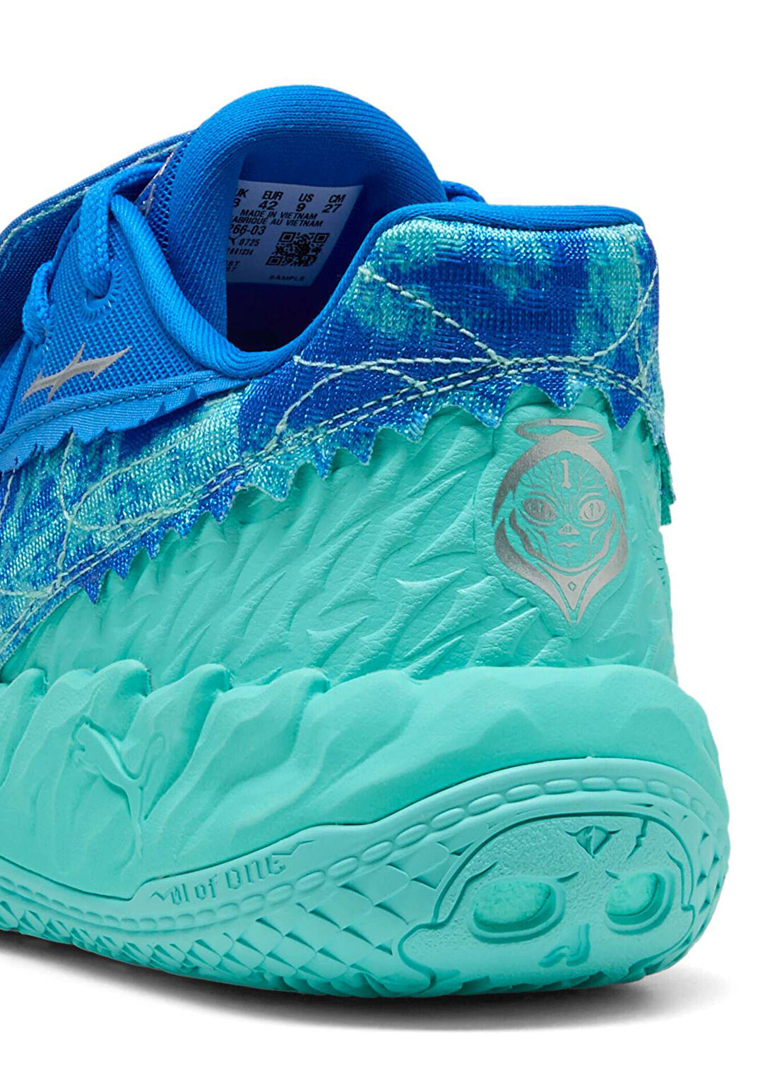Puma MB.05 Lo Team Ultra Blue Intense Mint Unisex Basketbol Ayakkabısı görsel 4